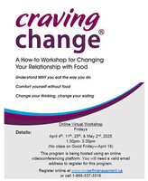 Craving Change®- ONLINE WORKSHOP- April 4, 2025